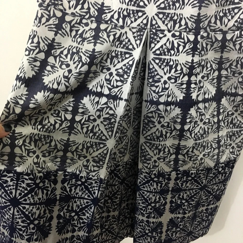 Cynthia Steffe Blue Embroidered Shift Dress - Picture 4 of 7